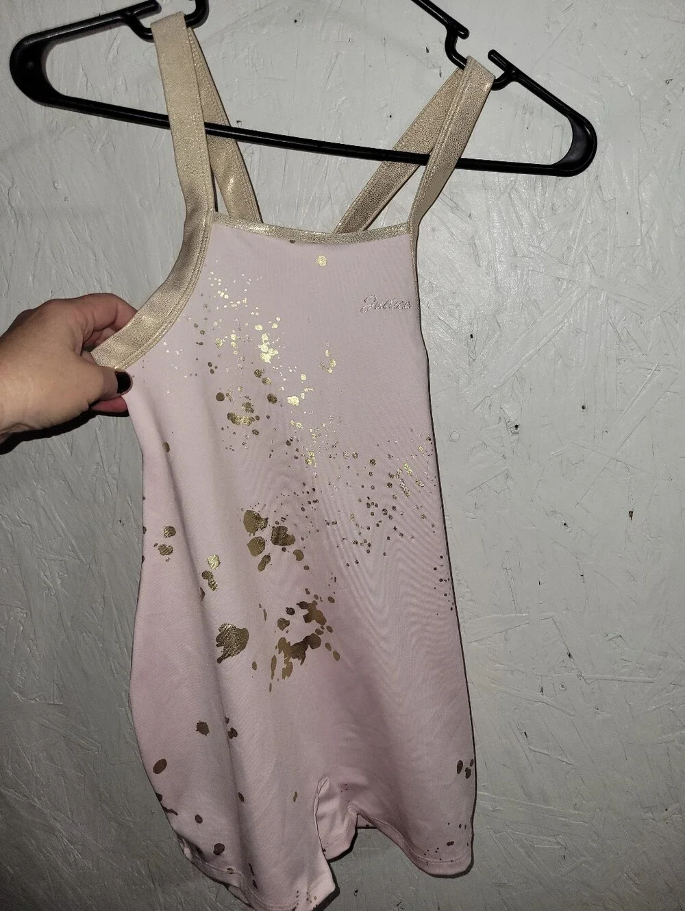 Justice Girls Pink And Gold Loetard AA47